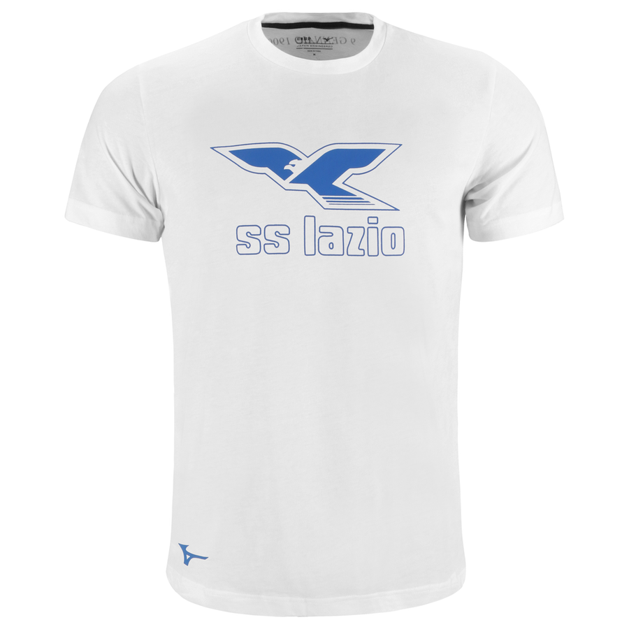 Mizuno 125th Anniversary S.S. Lazio Cotton Tee Logo Junior White